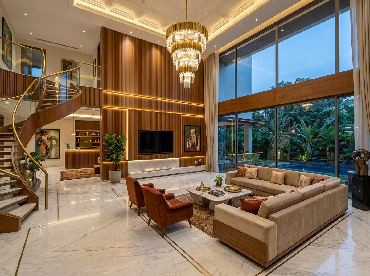 Ultra Luxury Interior Design by GK Constructions